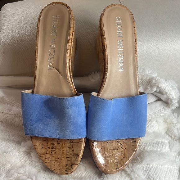 NEW ! Stuart Weitzman platform summer wedges - Picture 6 of 11